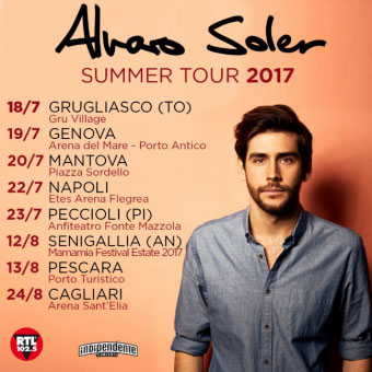 Concerto Alvaro Soler Mantova 2017