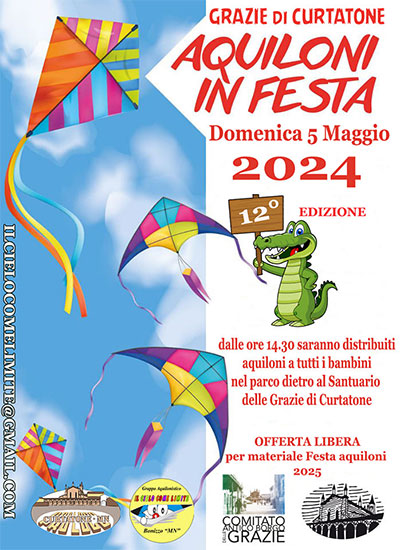 Aquiloni in festa Grazie di Curtatone (Mantova) 2024