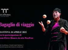 Bagaglio di viaggio clown Jean-Pierre Bianco Pass Pass Mantova 2022