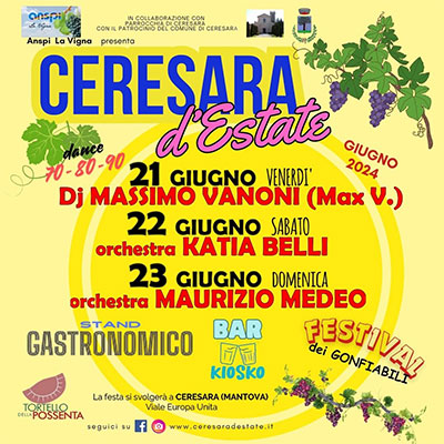 Festa estate 2024 Ceresara (MN)