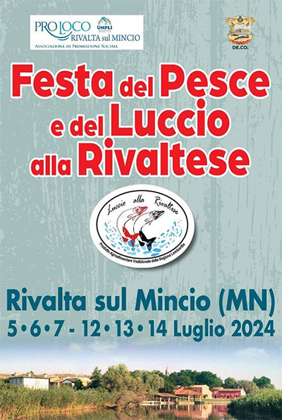 Festa Pesce e Luccio alla Rivaltese 2024 Rivalta sul Mincio (MN)