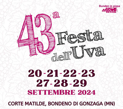 Festa dell'Uva 2024 Bondeno di Gonzaga (MN)