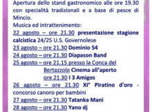 Fiera centenaria Sant'Agostino 2024 Governolo (MN)