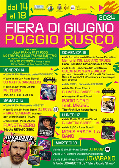 Fiera di giugno 2024 a Poggio Rusco (MN)