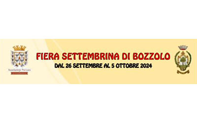 fiera settembrina Bozzolo (MN) 2024