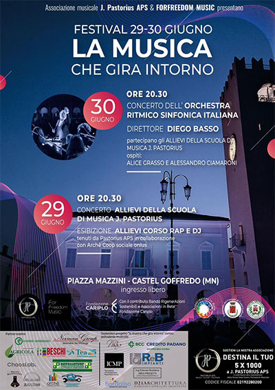 La musica che gira intorno Castel Goffredo (MN) 2024