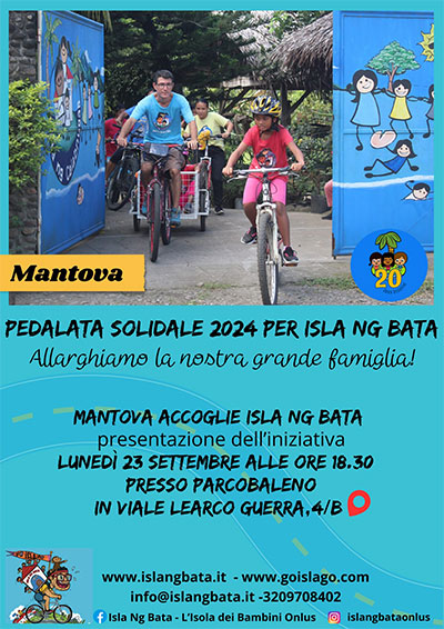 Pedalata solidale Isla Ng Bata Mantova 2024