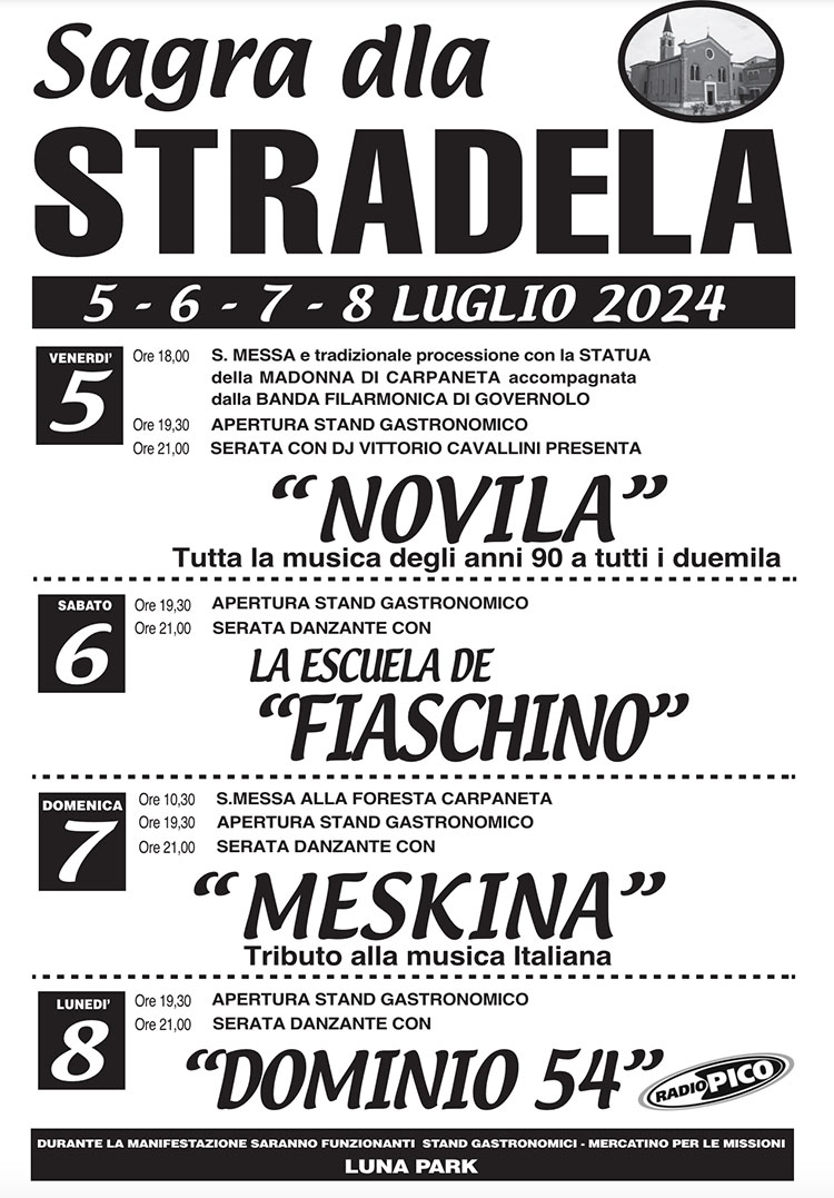 Sagra dla stradela 2024 Stradella di San Giorgio Bigarello (Mantova)