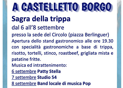 Sagra trippa 2024 Castelletto Borgo (MN)