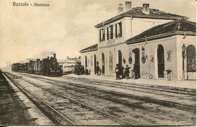 stazione treni Bozzolo (MN) 1905